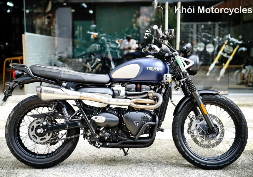 Triumph Scrambler 900cc 2022 bản Gold Line Odo 17k km