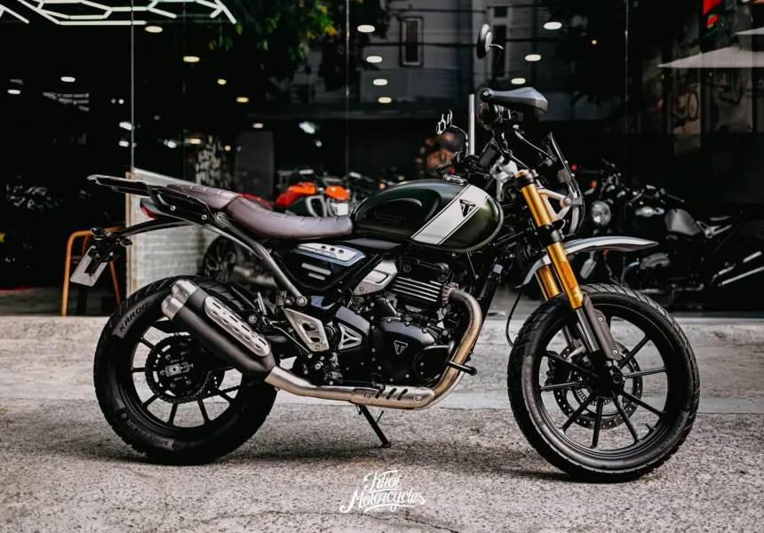 Triumph Scrambler 400X 2024 odo 4k km